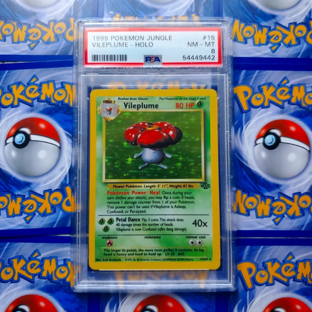 PSA 8 Pokémon Card Vileplume Holo